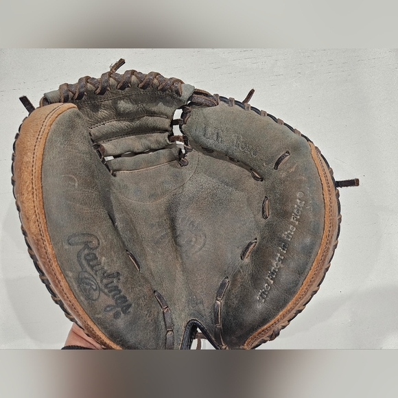 Rawlings Baseball, Finest In The Field Catchers Glove. Lite Toe Right Ha… - Picture 3 of 6